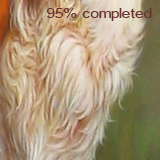 Pets/Animals portrait - 95% completed (details of hair)