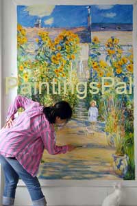 check our reproduction quality of handmade oil paintings