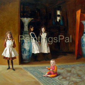 PaintingsPal Oil Portrait Example - Paint You In The Masterpiece