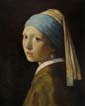 PaintingsPal reproduction of The Girl with a Pearl Earring in the public domain (cracked and aged effect processing by WY)