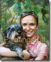 Sample of Oil Portrait Reproduction From Photo