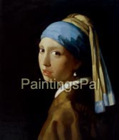 Aged & cracked process of Girl with a Pearl Earring by Vermeer Step 2 old look and cracked process / check here to order stock famous portrait oil paintings