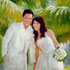 Photo to oil portrait sample #179 - honeymoon in Hainan, China