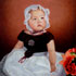 Photo oil portait 77 baby girl