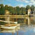 Oil painting reproductions #118 The Bridge at Argenteuil 1874 by Claude Monet and reproduced by PaintingsPal artist WXD