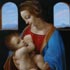 Oil painting reproductions #140 Madonna Litta, 1490-91 by Leonardo da Vinci (1452-1519) and reproduced by PaintingsPal painter ZY Zhou