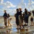 Oil painting reproductions #149 Oyster Gatherers of Cancale by John Singer Sargent and reproduced by PaintingsPal painter WC Wu