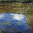Claude Monet oil painting reproductions #173 Water Lilies (the clouds) reproduced by PaintingsPal painter XD Wen