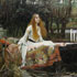 Oil painting reproduction #17 The Lady of Shallot 1888 by John William Waterhouse