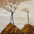 Reproduction Oil paintings #186 Autumn Sun I by Egon Schiele (Austrian, 1890-1918) and reproduced by PaintingsPal painter R Gao