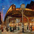Oil painting reproduction #19 Sixth Avenue at 3rd Street 1928 by John Sloan and recreated by PaintingsPal artist LB Zhu