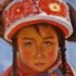 Oil painting reproduction #21 Tibetan Girl