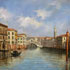 Oil painting reproduction #30 Venice Waterway