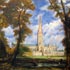 Replica oil painting #82 Salisbury Cathedral by John Constable