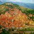 Oil painting from photograph #126 Cortona City, Italy