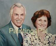 Oil Portrait from Old Photo