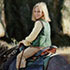 Portrait commission example #156 - Girl Riding