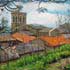 landscape paintings samples #177 houses in Italy