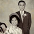 Portrait from photo sample #64 Wedding in black and white colour