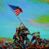 Portrait from photo sample #76 Victory in Second World War (turned from b/w photo