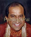 Plain portrait background B4 - dark blue/brown