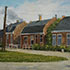 Oil painting from photo #257 a street