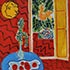 Masterpiece reproduction sample #413 Red Interior, Still-Life on a Blue Table by Henri Matisse 