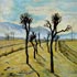 Hand painted oil painting reproduction #100 Landschaft im Tessin, 1893 by Ferdinand Hodler (Swiss, 1853-1918)
