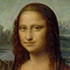 Masterpiece oil painting reproduction #104 Mona lisa by Leonardo da Vinci