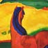 Oil painting reproductions #112 Horse in A Landscape, 1910 by Franz Marc and reproduced by PaintingsPal painter ZLB