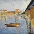Oil painting reproductions #117 Clipper (1887) (Le Clipper Asnieres) by Paul Signac and reproduced by PaintingsPal artist XD Wen