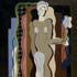 Oil paintings #128 Nu a la fleur by Georges Valmier