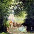 Masterpiece reproductions #192 The Parc Monceau, 1878 by Claude Monet (French, 1840–1926) and reproduced by our painter DW in 2005