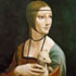 Oil painting reproduction of The Lady With An Ermine By Leonardo Da Vinci Reproduction of Return of the Prodigal Son, 1662 by Rembrandt and reproduced by paintingsPal artist WWC