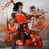 Oil painting reproduction #60 Piper McKey, 79th Highlanders(the Battle of Waterloo)