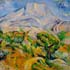 Oil painting reproduction #9 Sainte Victoire by Paul Cezanne