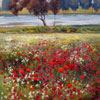 Flower Fields Inspred by a photo by PaintingsPal Painter J Tan