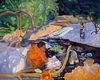 Stock oil painting Te Poipoi(The Morning) - reproduction of Paul Gauguin #139