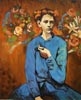 Stock oil painting reproduction #207 Boy with Pipe or Garcon a la Pipe, 1905 by Pablo Picasso (sold)