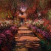 Claude Monet oil painting reproduction #244 Pathway in Monet's Garden at Giverny, c.1901/02 reproduced by PaintingsPal artist TJ