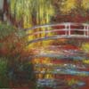Best seller stock oil painting reproductions #257 Monet Water Garden and the Japanese Footbridge, 1900 reproduced by PaintingsPal artist Tan J