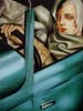 Reproduction oil paintings in stock #259 Self Portrait in Green Bugatti 1925 by Tamara de Lempicka reproduced by PaintingsPal painter WWC